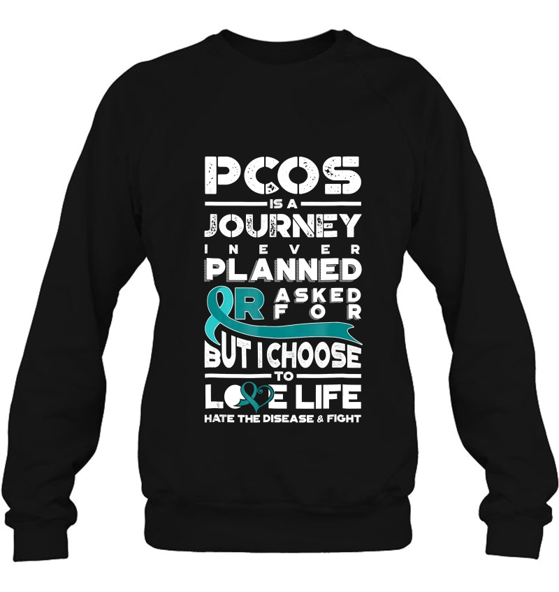 Pcos Awareness Shirt Polycystic Ovarian Syndrome Journey Mugs