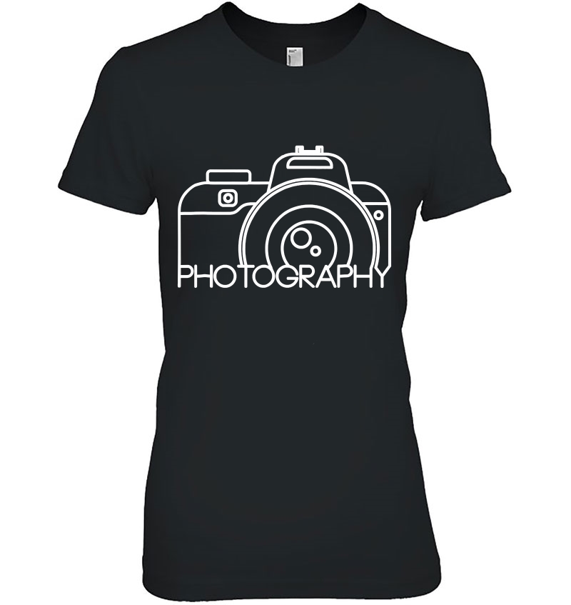 Photography Cool Camera Photographer Gift Tee Ladies Tee