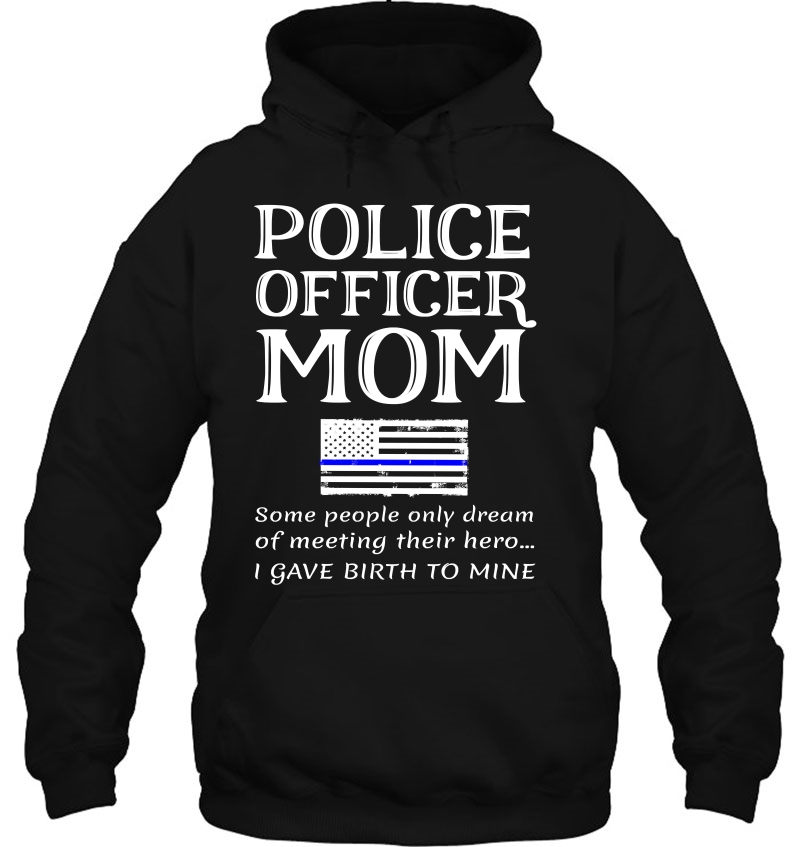 Proud Police Officer Mom Policeman Policewoman Mother Flag Mugs