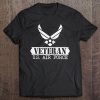 Proud Veteran Stylish Cool Us Air Force Wings Raglan Baseball Tee Tee