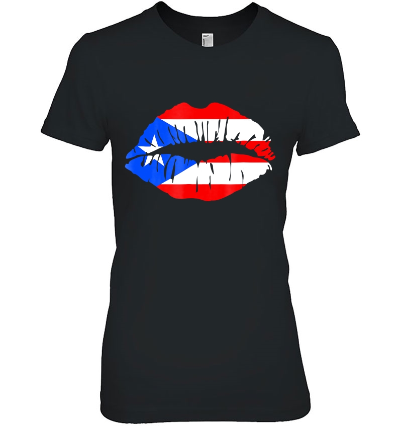 Puerto Rico Shirt Girl Lips Men Women Kids Gift Hoodie