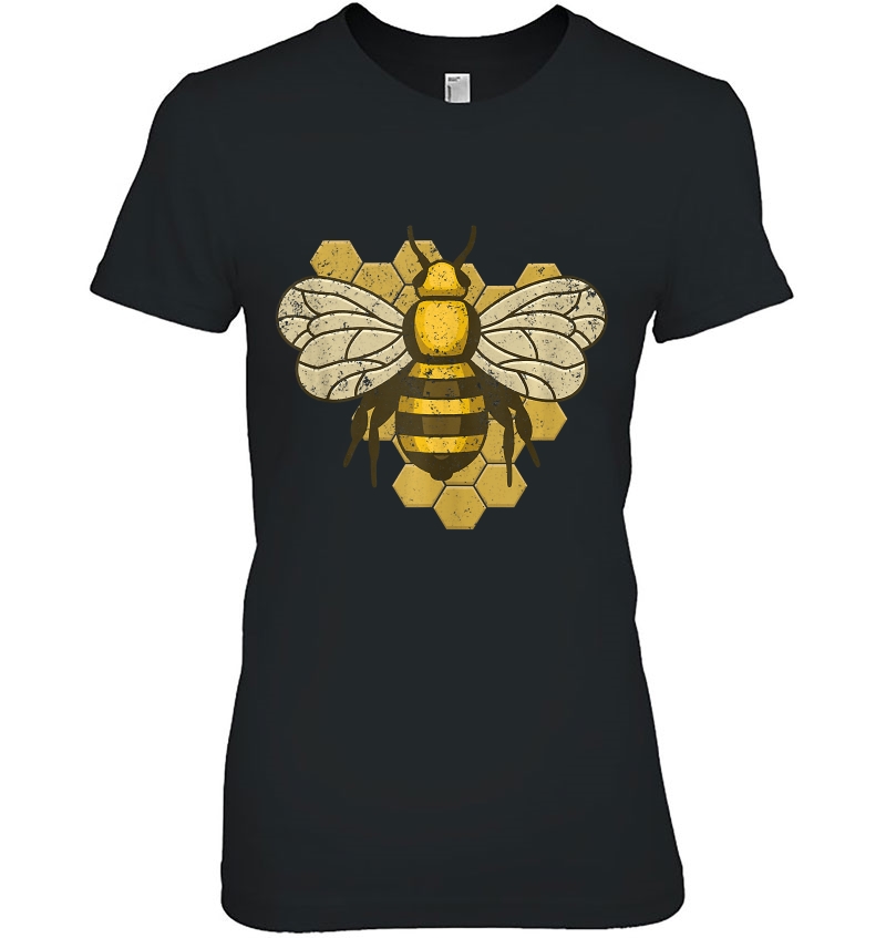 Retro Beekeeper Beekeeping Bumblebee Vintage Save The Bees Tank Top Ladies Tee