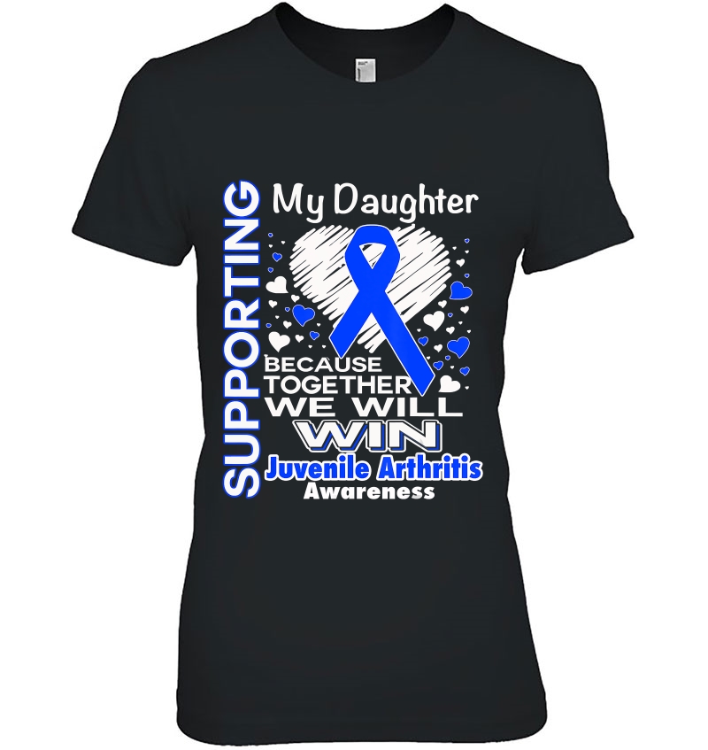 Supporting My Daughter - Juvenile Arthritis Awareness Hoodie