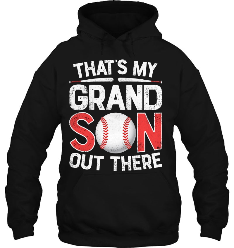 That's My Grandson Out There Baseball Grandparents Mugs