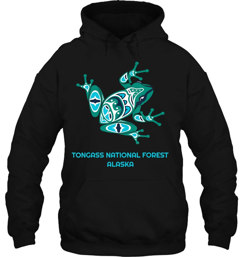 Tongass National Forest Frog Pacific Native American Alaska Hoodie