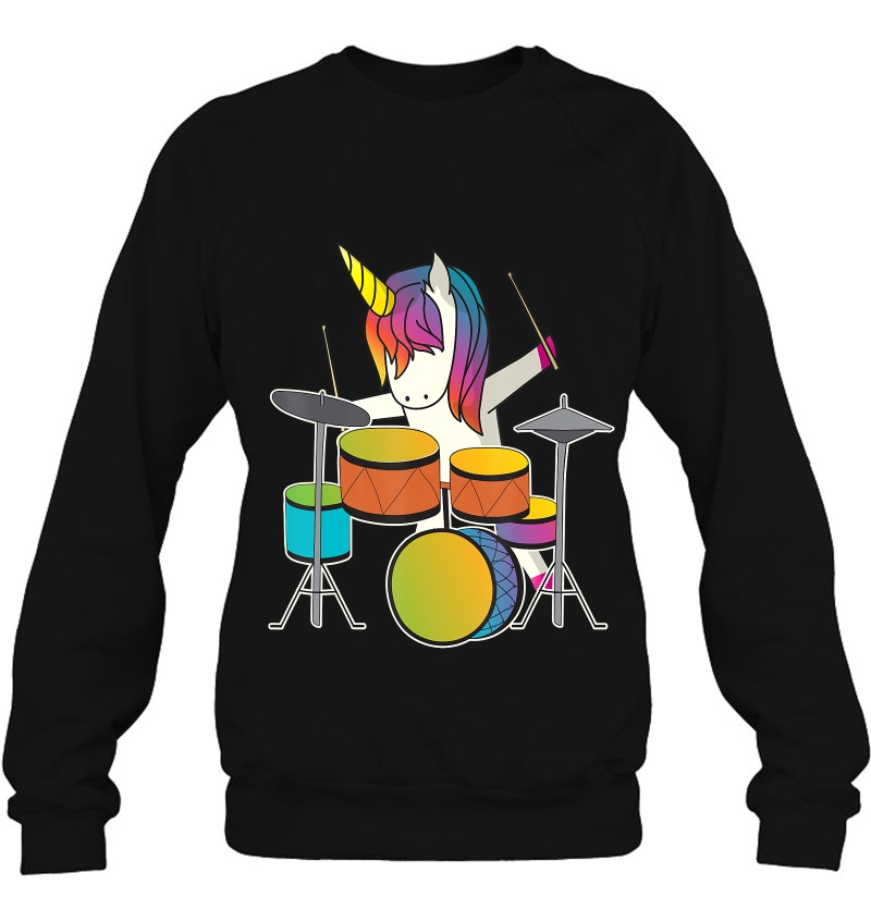 Unicorn Playing Drums Funny Magical Drummer Music Musician Mugs