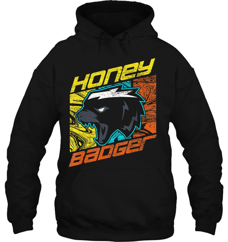 Vintage Animal Honey Badger Hoodie