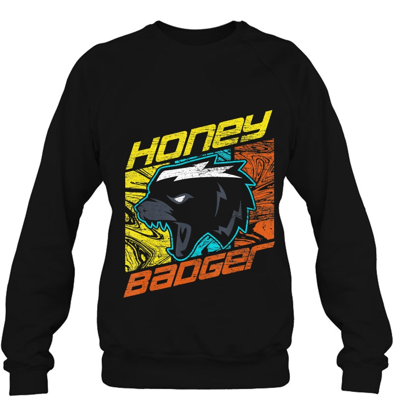 Vintage Animal Honey Badger Sweatshirt
