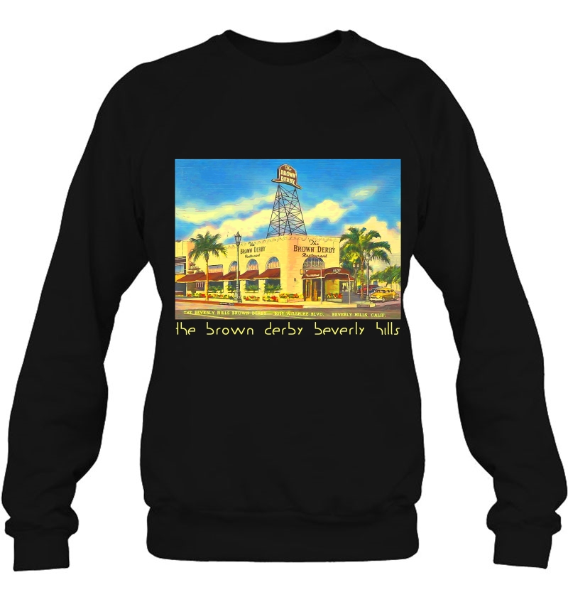 Vintage Brown Derby Beverly Hills Graphic Sweatshirt