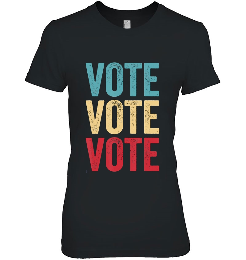 Vote Shirt Men Women Vintage Retro Gift Election 2020 Voter Ladies Tee