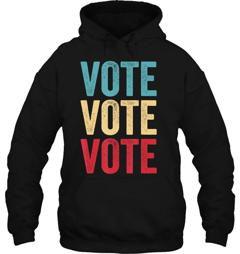 Vote Shirt Men Women Vintage Retro Gift Election 2020 Voter Hoodie