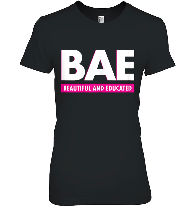 Womens Bae Beautiful And Educated Hoodie