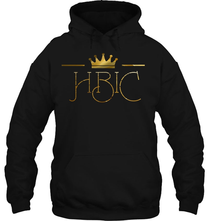Womens Hbic Crown Design Gift Hoodie