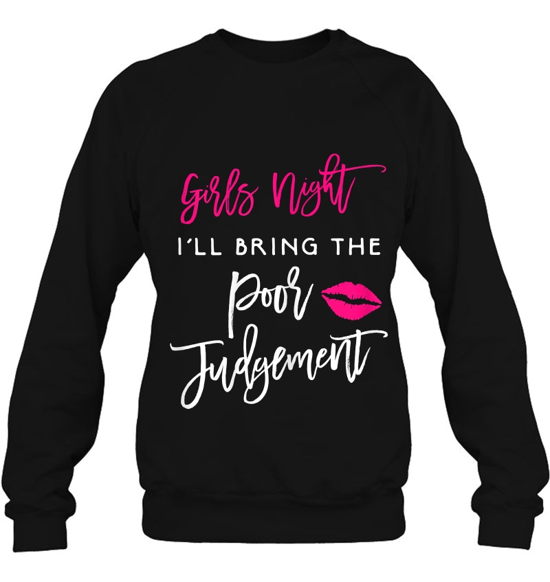 Womens I'll Bring The Poor Judgement Girls Night Wild Funny Mugs