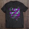 Womens Mom Of The Birthday Girl Shirt - Mermaid Bday Tee