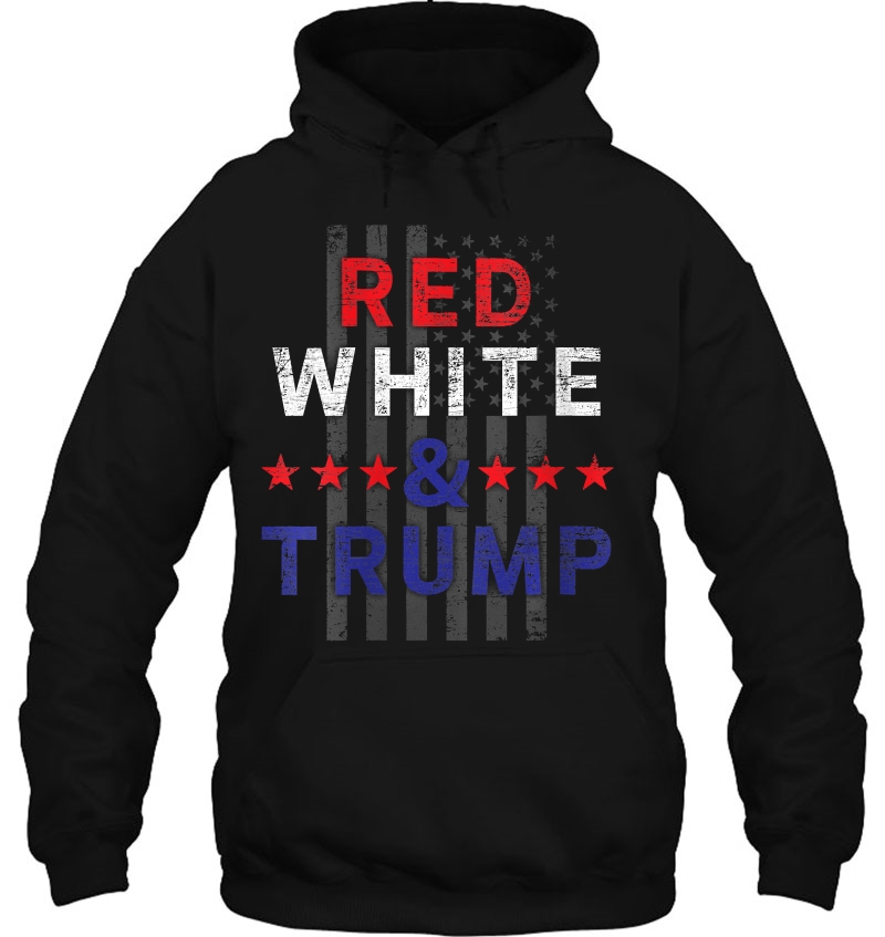 Womens Red White And Trump Usa Flag 2020 Election Donald Trump Hoodie