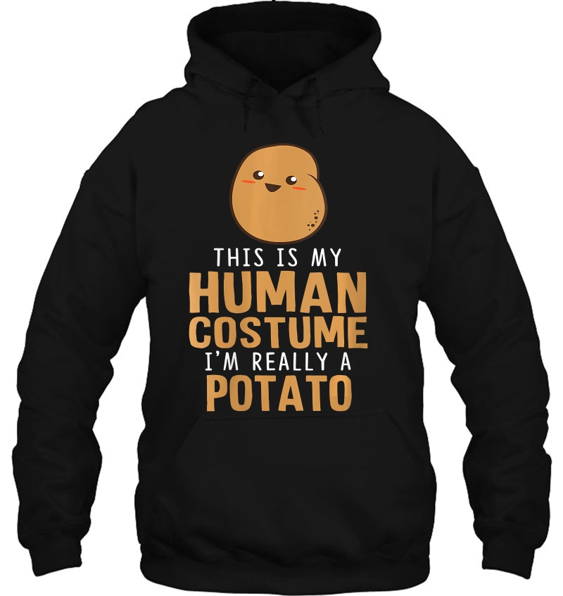 Womens This Is My Human Costume I'm Really A Potato Halloween Mugs