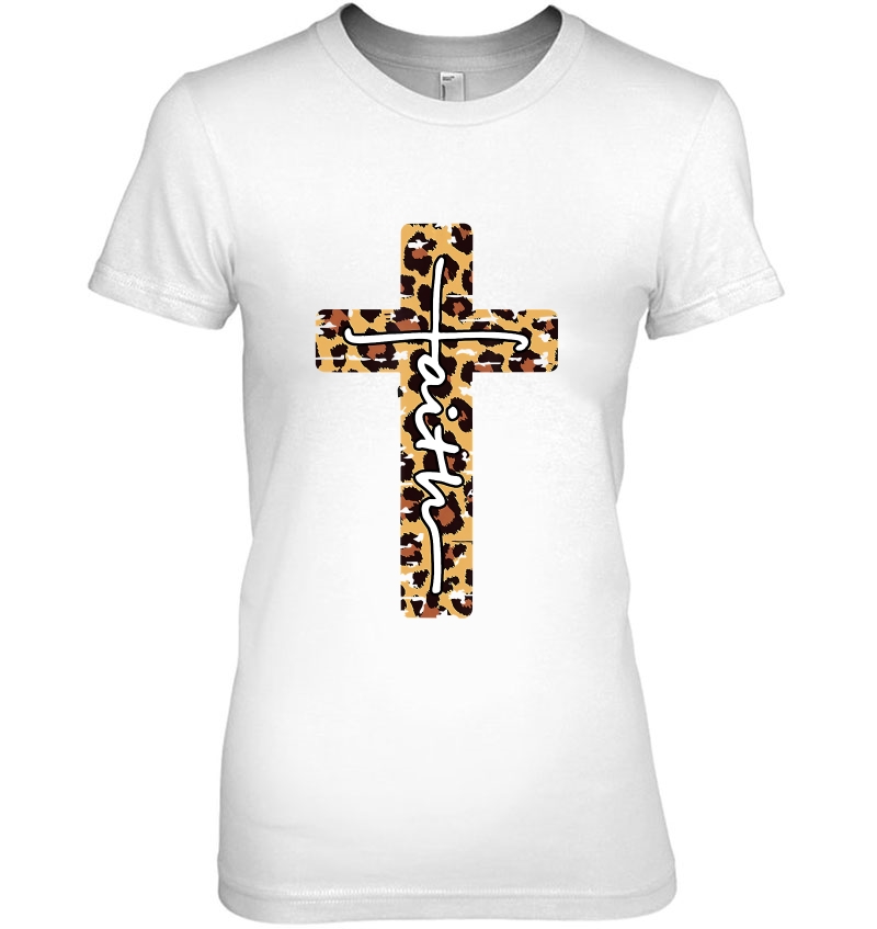 Christian Faith And Cross Leopard Animal Print Jesus Lovers Hoodie