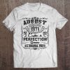 Classic 49Th Birthday Gift For Men Women Vintage August 1971 Ver2 Tee