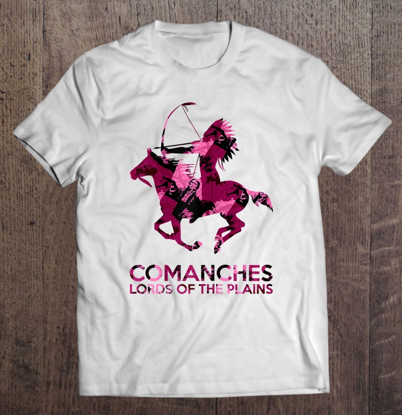 Comanches Lords Of The Plains Pink Camo Shirt