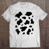 Cow Costume Shirt Front And Back Cow Pattern Halloween Tee