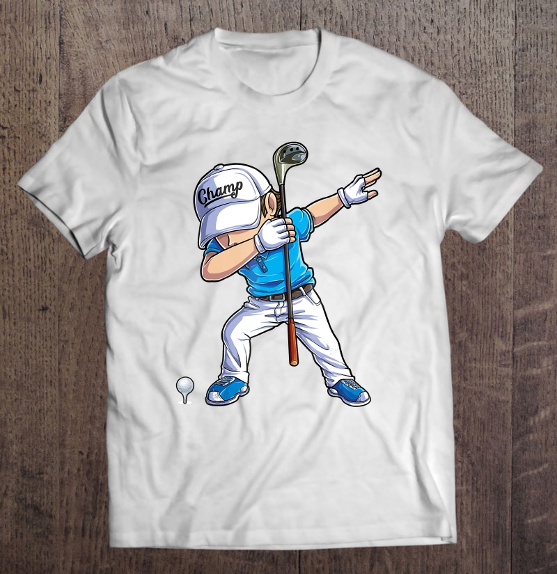 Dabbing Golf For Boys Dab Dance Golfing Golfer Gifts Shirt