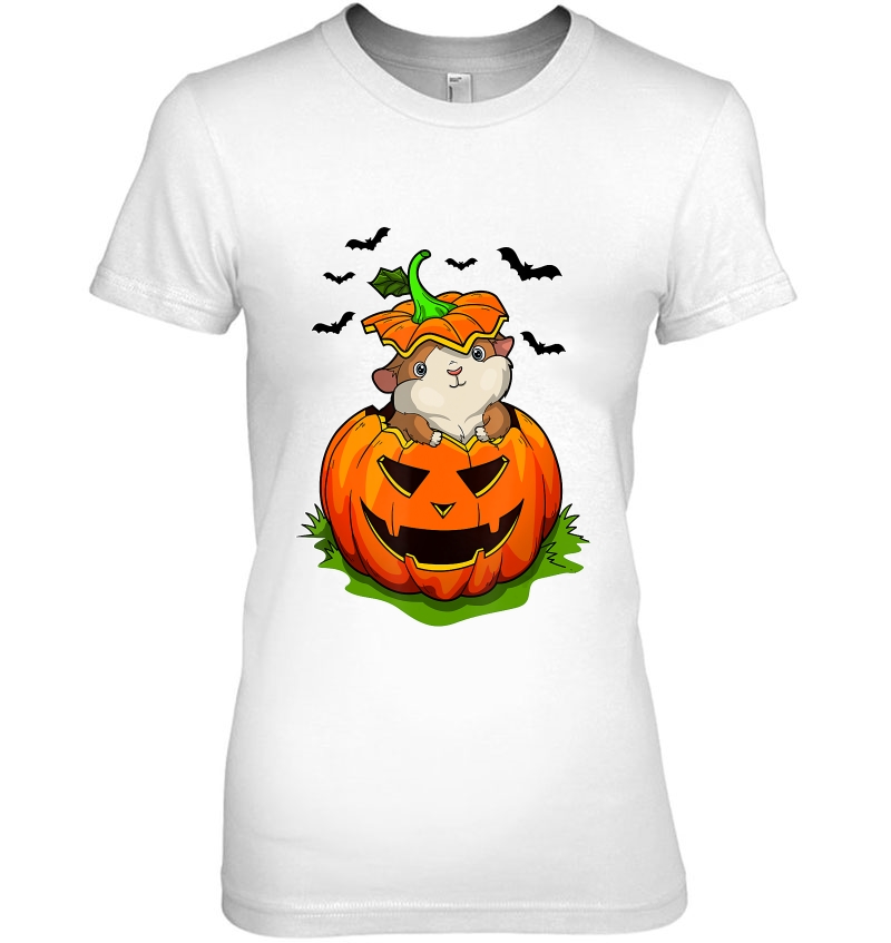 Halloween Guinea Pig Lovers Grunge Pumpkin Boys Girls Hoodie