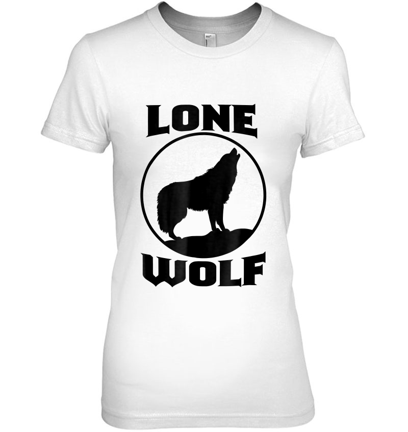 Howling Lone Wolf On Moon Nature Wildlife New Tee Hoodie