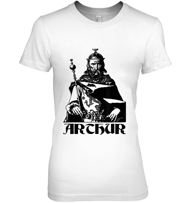 King Arthur British Leader Sword Excalibur Tee Hoodie