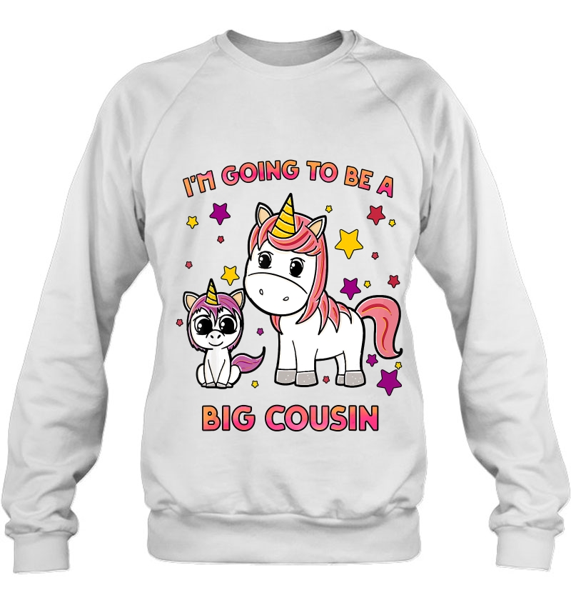 New Girls Unicorn Big Cousin I'm Going To Be A Big Cousin Mugs