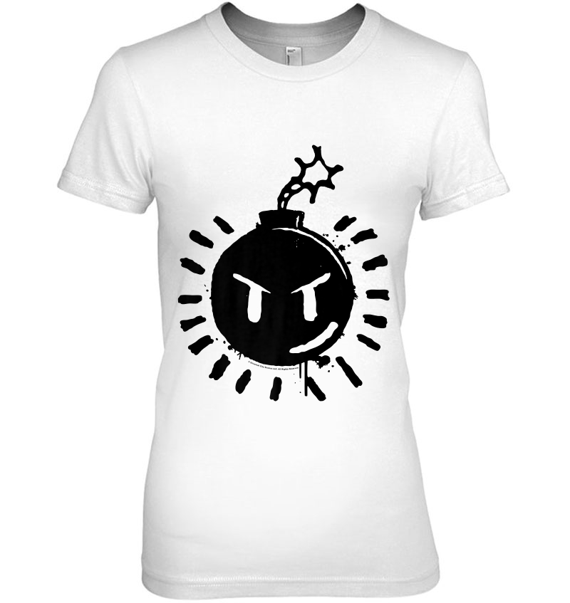 Scott Pilgrim Vs. The World Sex Bob Omb Bomb Logo Premium Ladies Tee
