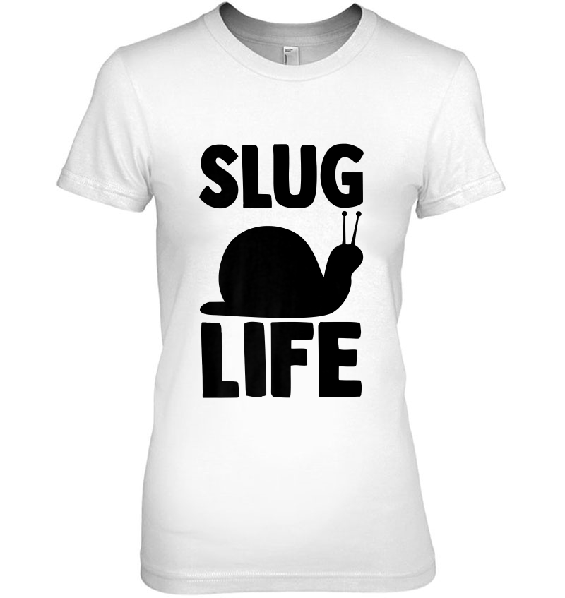 Slug Life Cute Sluggish Silhouette Premium Ladies Tee