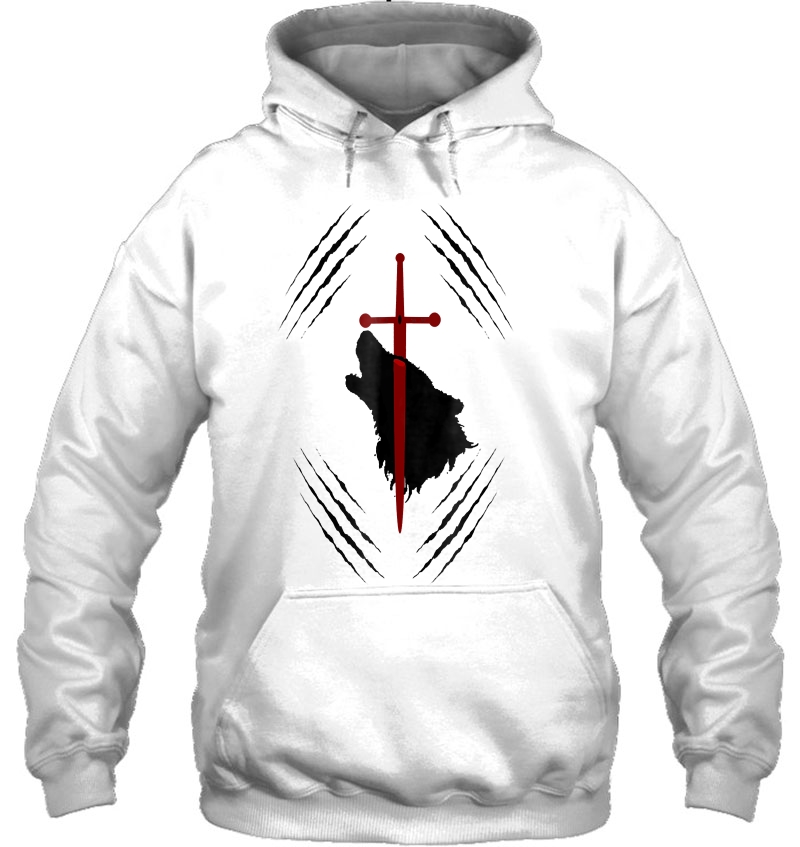 Wolf And Sword Cool Design Shirt Mugs