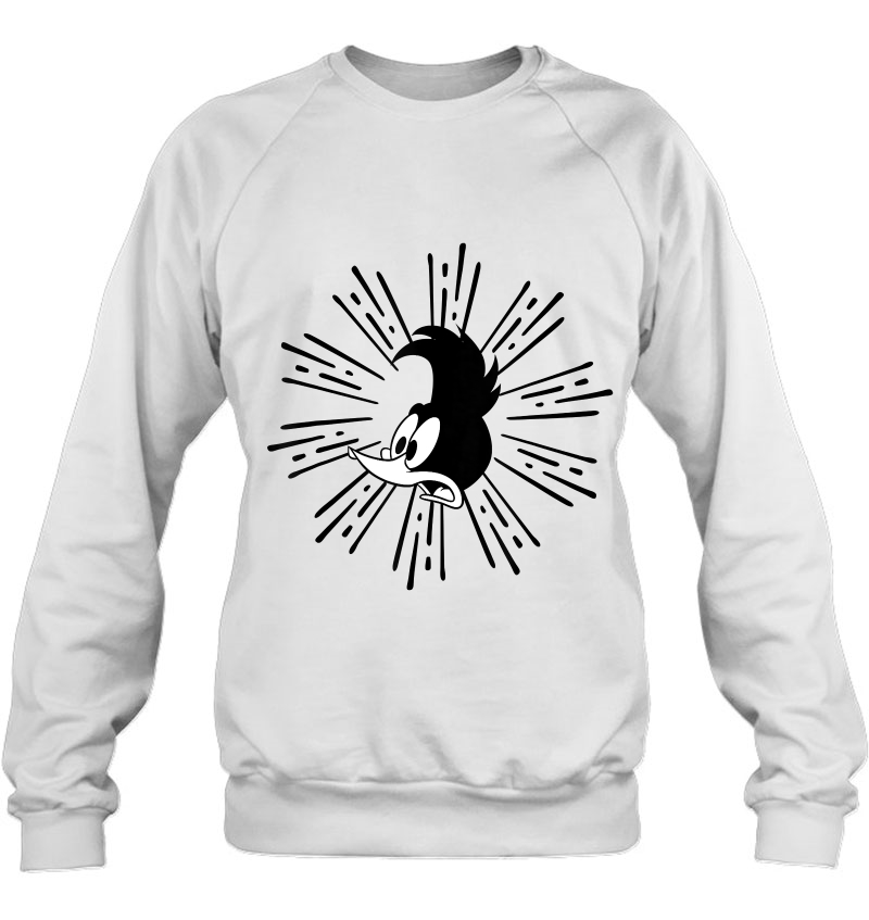 Woody Woodpecker Panic In Black Sweatshirt