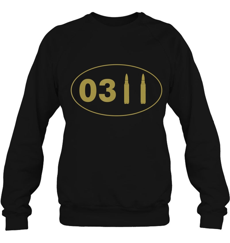 0311 Infantry Bullet Military Infantryman Grunt Sweatshirt