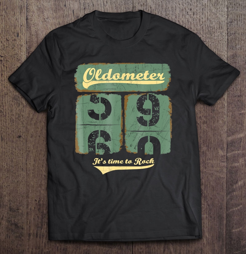 60Th Birthday Gift Oldometer 59 To 60 Retro Style Shirt