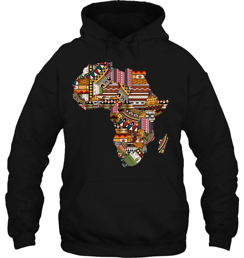 African Pride Traditional Ethnic Pattern Africa Map Mugs