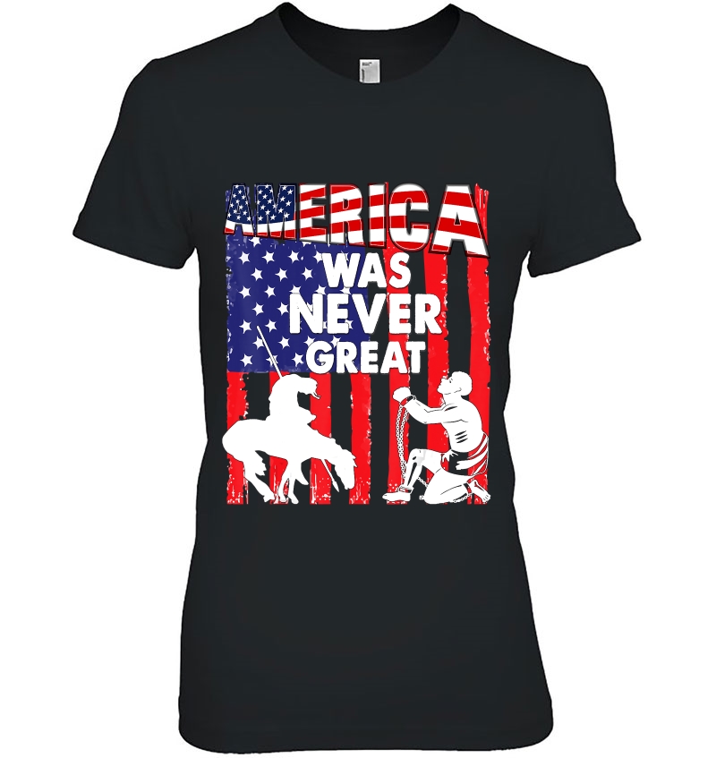 America Was Never Great Tee-Shirt Ladies Tee