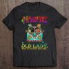 Assuming I'm Just An Old Lady Car Hippie And Cats Tee