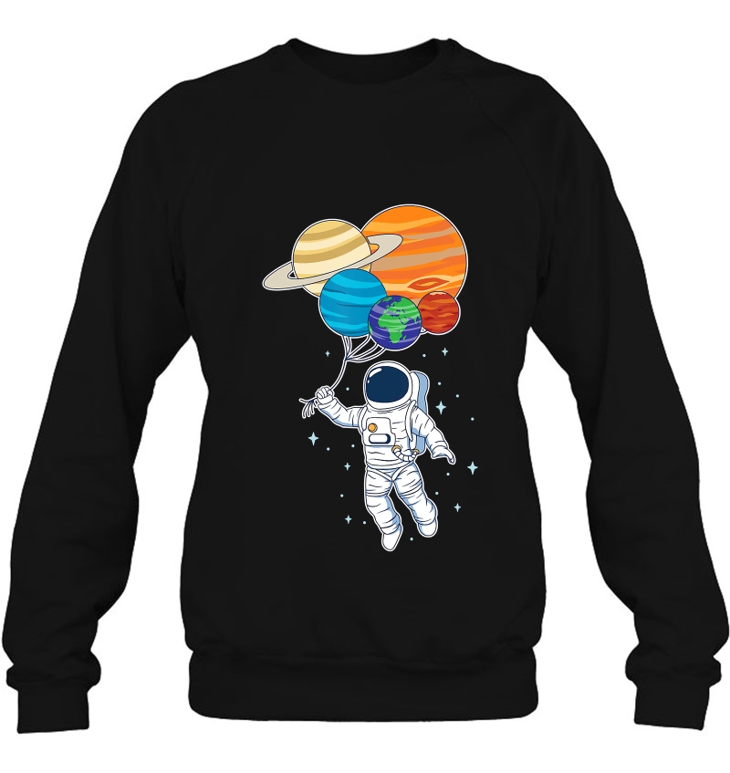 Balloon Spaceman - Astronaut Planet Sky Moon Spaceship Stars Mugs