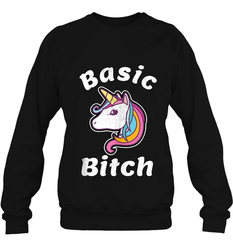 Basic Bitch Unicorn Cute Unicorn Basic Bitch Tee Tank Top Mugs