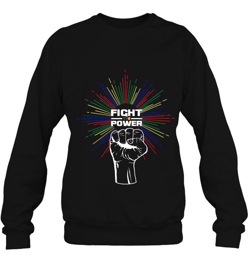 Black History Month Celebration Shirt Fight The Power Tee Mugs