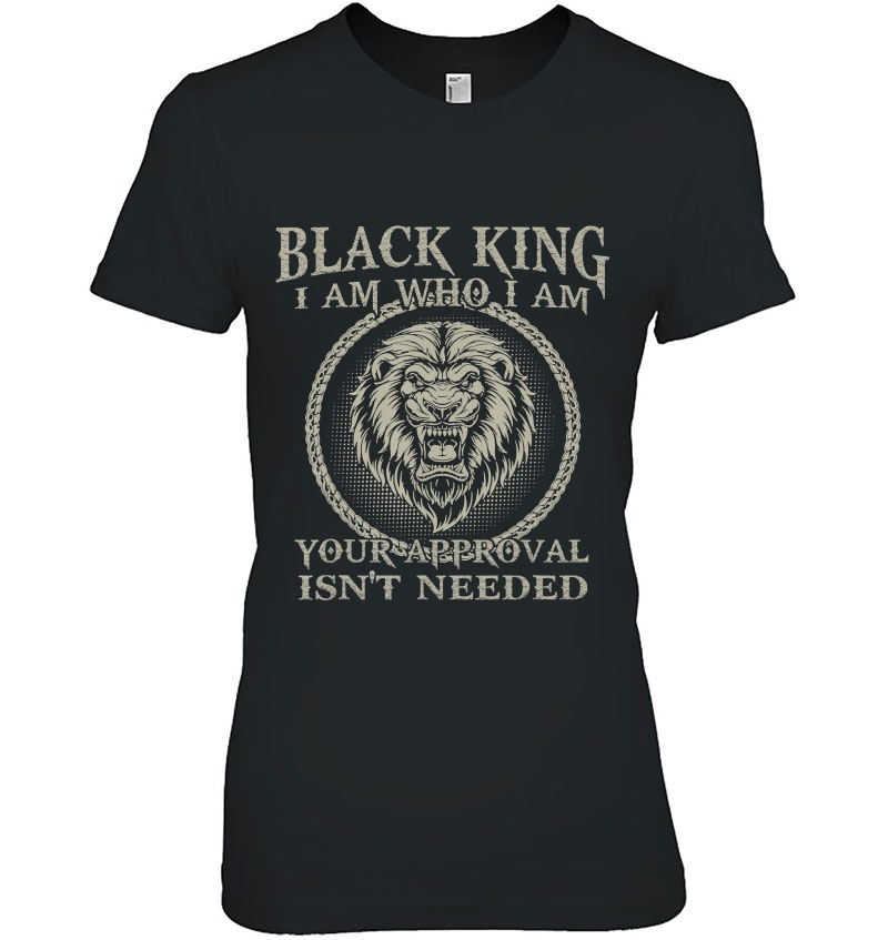 Black King Your Approval Isn't Needed African Pride Hoodie