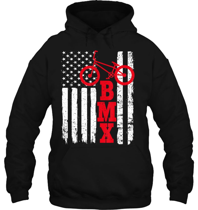 Bmx Shirt Usa American Flag Sport Fan Bike Biking Mugs