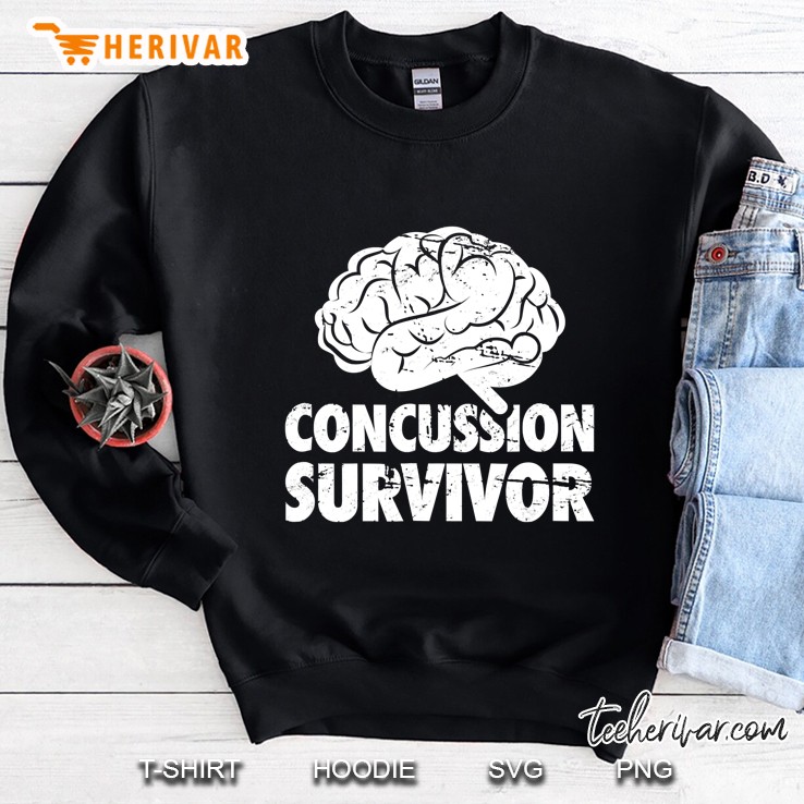 Concussion Survivor - Head Injury Concussion Sweatshirt