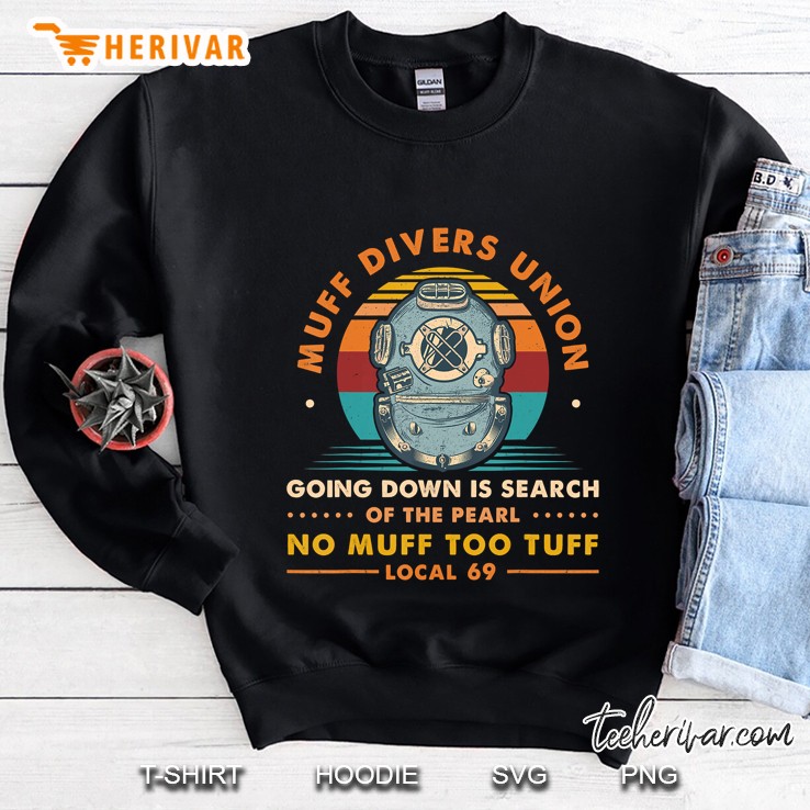 Muff Divers Union Shirt, Scuba Diving Tee Gift Sweatshirt