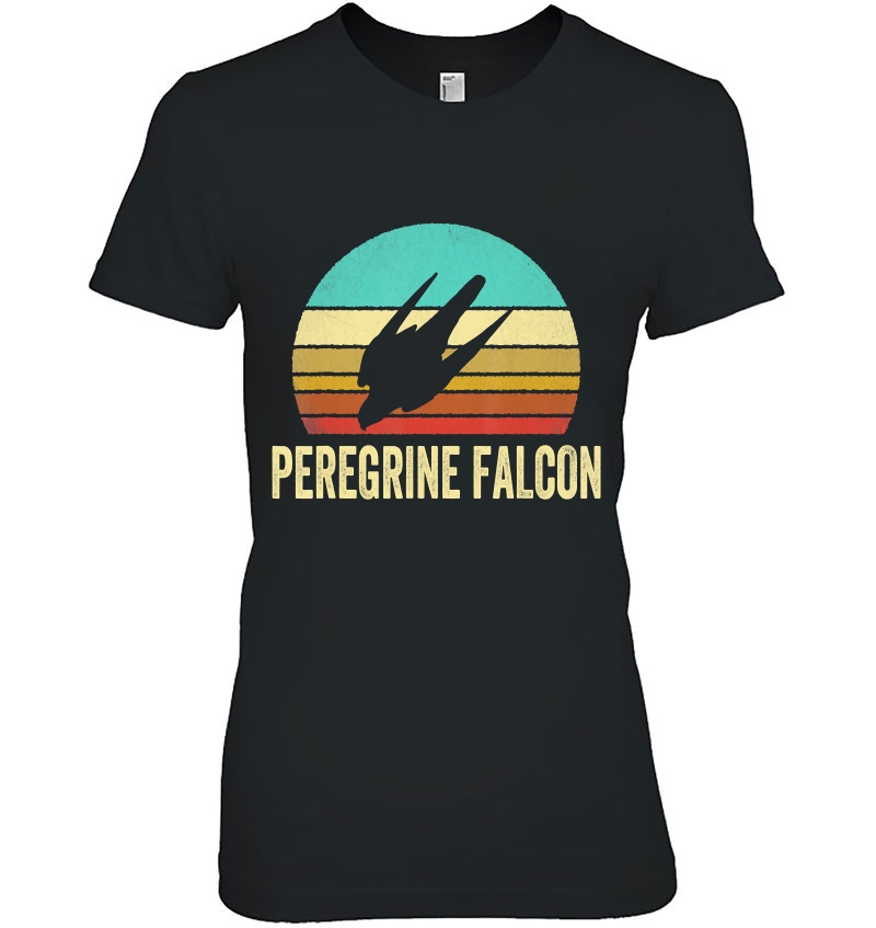 Vintage Peregrine Falcon Shirt Sunset Hoodie