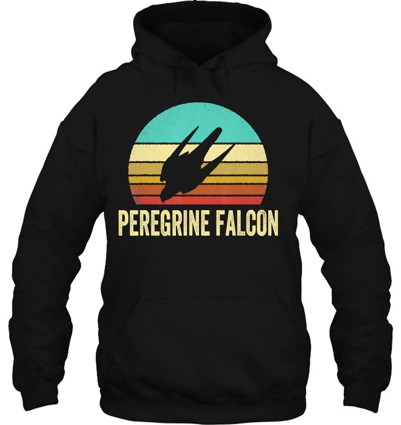 Vintage Peregrine Falcon Shirt Sunset Mugs