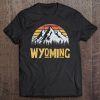 Vintage Retro Wy Wyoming U.S. Mountain State Tee