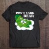 Weed Bear Herb Bear Don't Care Cute Bear Gift Tee